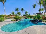 Golf Villa luxurious large size swimming pool, Hawaiian foliage providing privacy as you enjoy the pool and spa